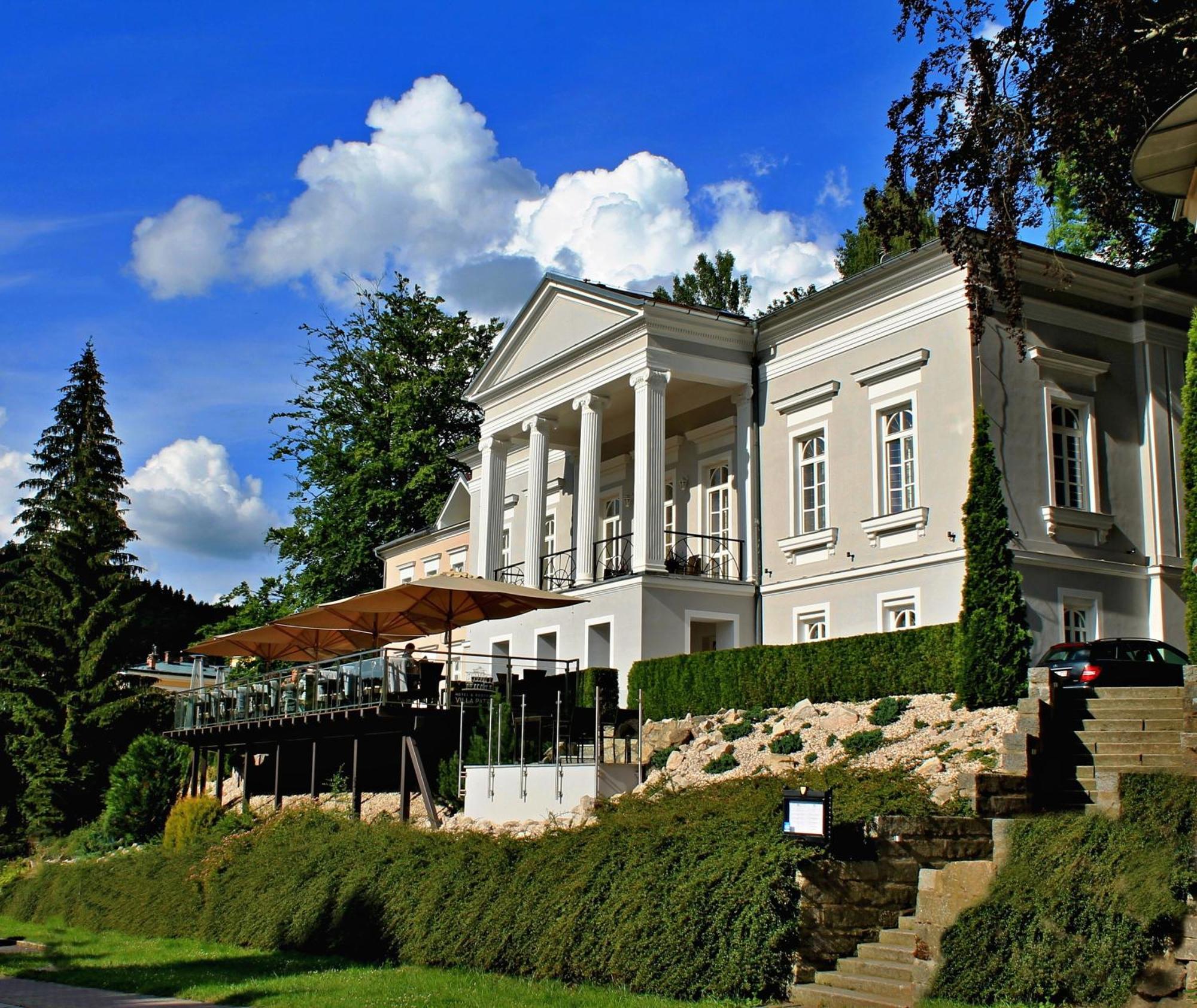 Gourmet Hotel Villa Patriot Марианске-Лазне Экстерьер фото